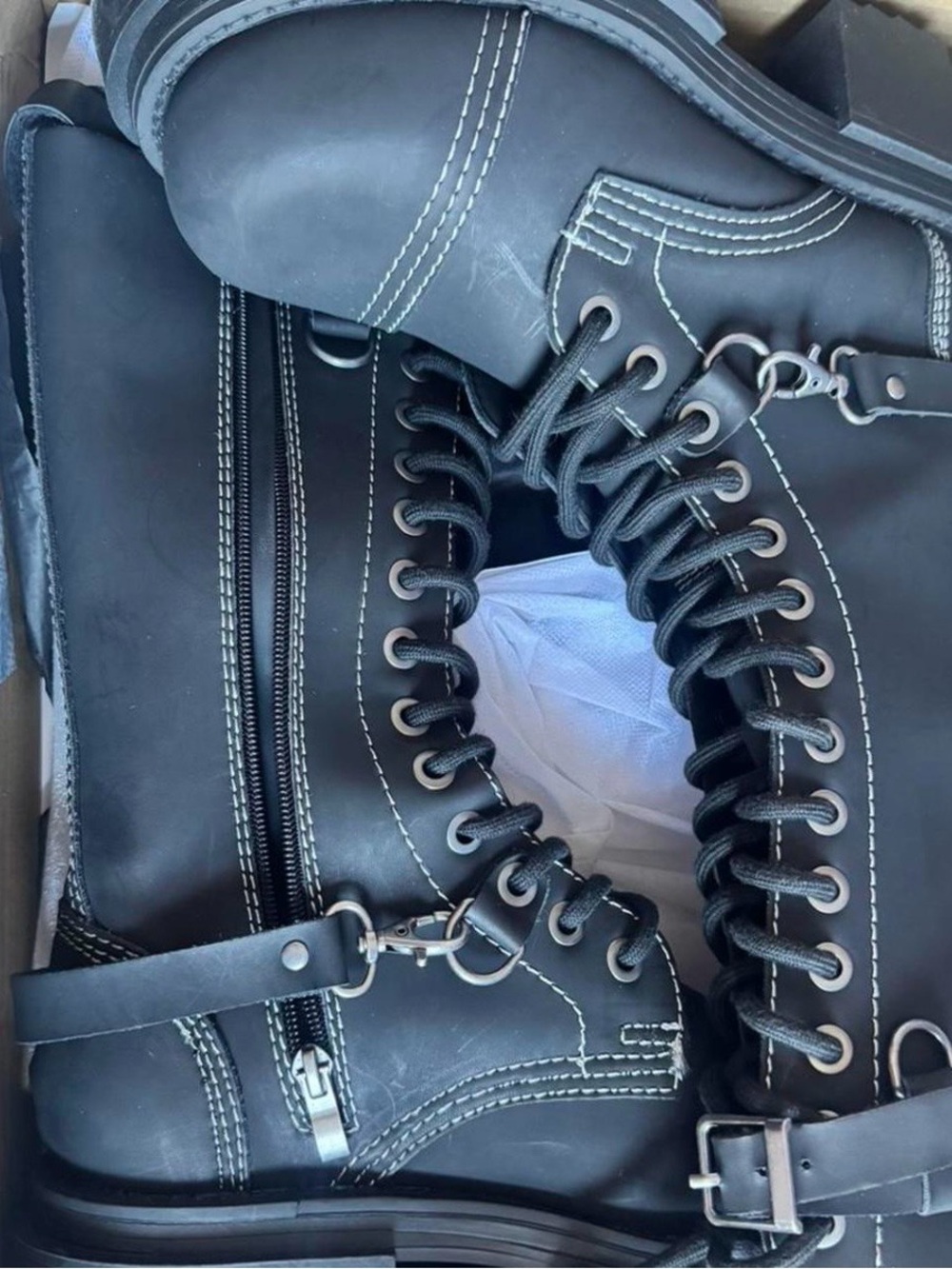 Dollskill black combat boots